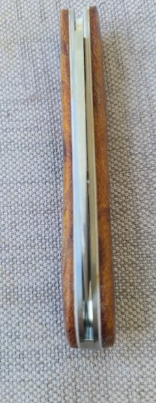 Bobby Toole Shadow Rag Micarta Dogleg Native...4" closed..Cpm154.. .pouch...new..coa.