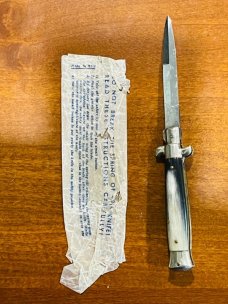 NOS Ring Cutlery B Svoboda Picklock with Original Wrapper