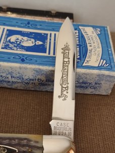 Case Classic 1990 Proto 1 of 3 Green Banana Bone Anglo Saxon Pattern # 6391