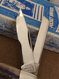 Case Classic 1990 Proto 1 of 3 Green Banana Bone Anglo Saxon Pattern # 6391