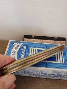 Case Classic 1990 Proto 1 of 3 Green Banana Bone Anglo Saxon Pattern # 6391