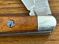 Parker USA Apprentice 3-Blade Stockman Folding Knife w/Wood Scales