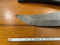 Parker USA/Randall Gilbreath Bowie Knife w/Damascus Blade & India Crown Stag Handle SN#688