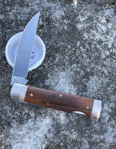 GEC ** 440C 990118 AMERICAN CHESTNUT WALL STREET POCKET KNIFE