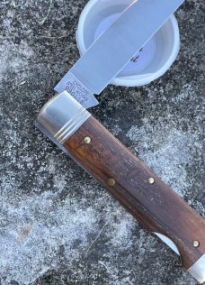 GEC ** 440C 990118 AMERICAN CHESTNUT WALL STREET POCKET KNIFE
