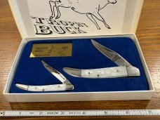 Red Deer "Trophy Buck" Limited Edition Matched 2-Knife Set