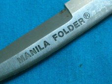 VINTAGE MANILA FOLDER TAYLOR SETO JAPAN FOLDING POCKET KNIFE KNIVES OLD