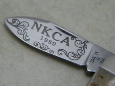 Case USA 1989 NKCA ROG 62070 SS Rogers Bone Large Sleeveboard Club Knife