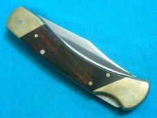 VINTAGE SCHRADE USA LB7 BEAR PAW FOLDING HUNTER POCKET KNIFE KNIVES OLD SHEATH