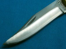 VINTAGE SCHRADE USA LB7 BEAR PAW FOLDING HUNTER POCKET KNIFE KNIVES OLD SHEATH