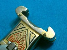 VINTAGE HARE RABBIT HUNTING TOLEDO SHOTGUN SHOT SHELL EXTRACTOR SHEATH FAUX PEARL KNIFE KNIVES OLD
