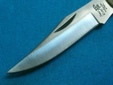 VINTAGE FROST JIGGED BONE JAPAN LOCKBACK FOLDING HUNTING SKINNING FOLDER POCKET KNIFE KNIVES OLD
