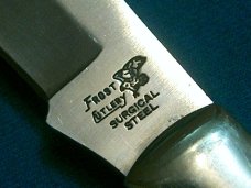 VINTAGE FROST JIGGED BONE JAPAN LOCKBACK FOLDING HUNTING SKINNING FOLDER POCKET KNIFE KNIVES OLD