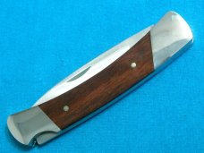 VINTAGE SCRIPT STAMP BUCK SQUIRE 501 USA LOCKBACK FOLDING HUNTER POCKET KNIFE KNIVES OLD MIB BOX