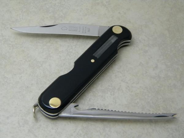 Puma Solingen Germany Black 863 Universal Anglermesser Fisherman's Knife Puma Solingen Germany Black 863 Universal Anglermesser Fisherman's Knife