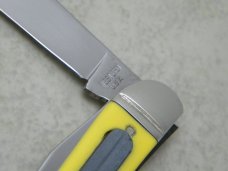 Western USA S-751 D Stainless Yellow Toothpick Fish Knife c.1980