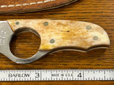 Smoky Mountain Knife Works "Eagle Claw" Pocket Skinner w/Smooth Bone Handle Japan