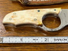 Smoky Mountain Knife Works "Eagle Claw" Pocket Skinner w/Smooth Bone Handle Japan