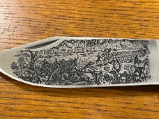 Smoky Mountain Knife Works "The Great War" Limited Edition Matched Clasp Lockback 3-Knife Set Japan 