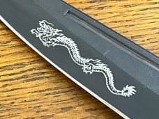 Smoky Mountain Knife Works 0114 Black Dragon Shogun-Folding Tanto Japan