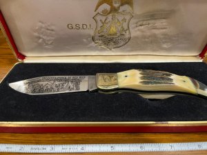 Standing Stone Cutlery "Improved Order of Red Men" Limited Edition Clasp Lockback SN#675