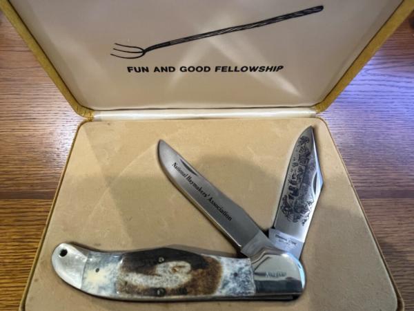 Standing Stone Cutlery "National Haymakers' Association" Limited Edition Clasp Knife SN#A010