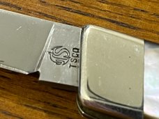 TSCO Space Shuttle Columbia Folding Knife w/Abalone Scales
