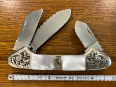 United Cutlery UC708 Conquistador 3-Blade Gunboart Canoe Folding Knife Japan