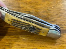 Standing Stone Cutlery SS0111CE-JB Copperhead Folding Knife w/Jigged Brown Bone Scales
