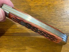 Standing Stone Cutlery SS0116RB Limited Ed Sgt. York Trapper Knife w/Jigged Red Bone Scales SN#020 