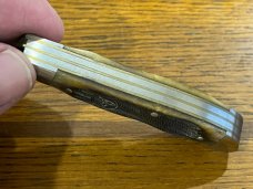 Standing Stone Cutlery SS0132CE 3" Trapper Folding Knife w/Jigged Brown Bone Scales