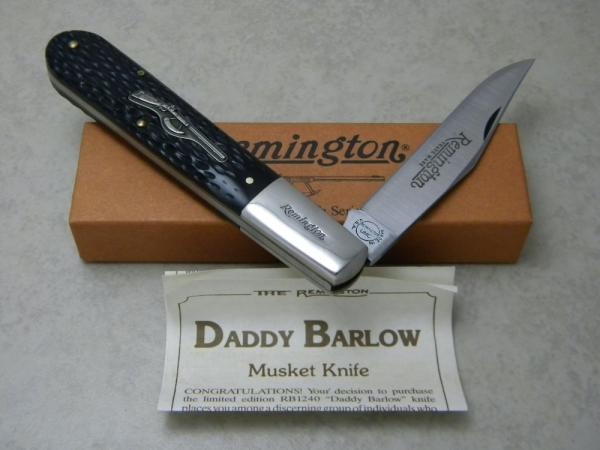 Remington One RB 1240 Musket-1 Bone Daddy Barlow Knife - NIB