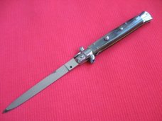 Vintage Italian 1980's 11" HORN Stiletto Switchblade Knife.