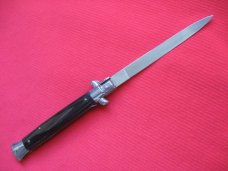 Vintage Italian 1980's 11" HORN Stiletto Switchblade Knife.