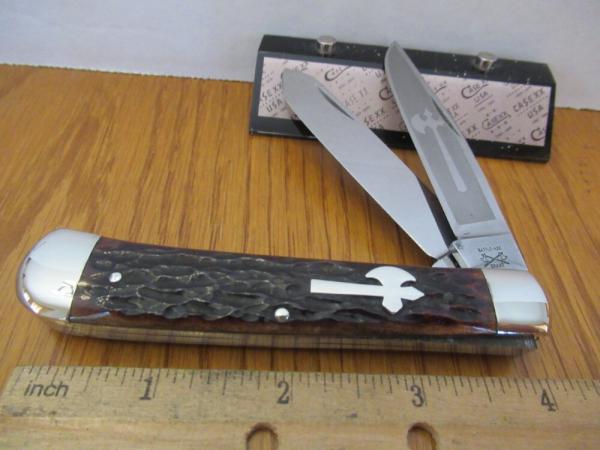 Battle Axe House & Hardin Germany Brown Bone Trapper 