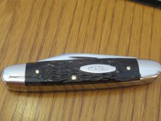 Case XX 1977 Brown Bone Equal End Jack Pattern # 62055
