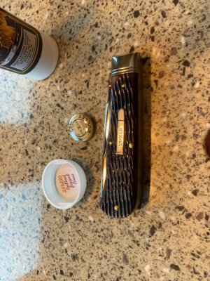 Great Eastern Cutlery #23 Redtail Jigged Bone Bullet Trapper Northfield UN X LD