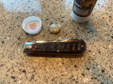 Great Eastern Cutlery #23 Redtail Jigged Bone Bullet Trapper Northfield UN X LD
