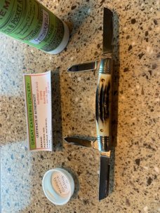 Great Eastern Cutlery #61 Congress Burnt Stag COA #18 of 50 made!