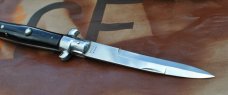 OMOR (ROMO) Backwards 6" Closed Manual Stiletto Japan Mint Mirror Polish No Peek Sock Drawer Knife