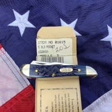 Case xx 1997, 3 dot, "The Big nut" Peanut Knife (MDL# 6520 SS) w/ Great Blue Bone Handles -NOS