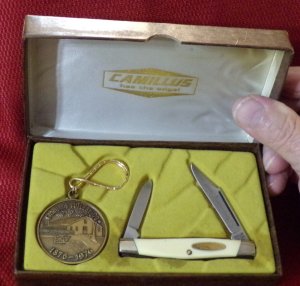 MINT IN BOX CAMILLUS  NY USA 100TH ANNIVERSARY 100 PEN KNIFE  1976  CHECK OR MONEY ORDER 