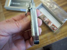 Hubertus Knife Solingen, Germany Small 08 White Smooth Bone 5 3/4 " Open Lillyput NIB