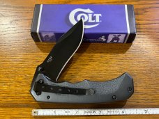 Colt CT334 Folding Knife w/Plastic Scales & Belt Clip