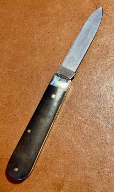 A Wright & Son Sheffield, England Gentlemen's Jack with Spearpoint Blade and Ebony Scales