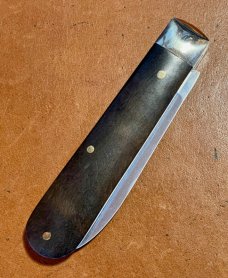 A Wright & Son Sheffield, England Gentlemen's Jack with Spearpoint Blade and Ebony Scales