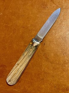 A Wright & Son Sheffield, England Gentlemen's Jack with Spearpoint Blade and Oak Scales