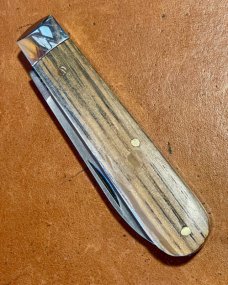 A Wright & Son Sheffield, England Gentlemen's Jack with Spearpoint Blade and Oak Scales