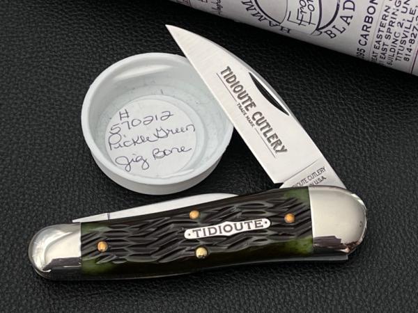 Great Eastern Cutlery GEC 57 Pickel Green Jigged Bine 570212 NIT Great Eastern Cutlery GEC 57 Pickel Green Jigged Bine 570212 NIT