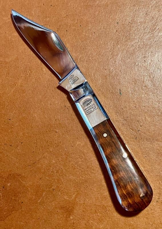 Taylor's Eye Witness Premium Barlow Clip with Snakewood Scales and Back Spring File work